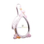 Moldura Cegonha Cor-de-Rosa 8x12