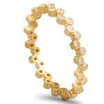 Anel em ouro amarelo com Diamantes