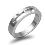 Anel Prata 925 Com Diamante