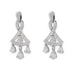 BRINCOS PRATA 925 C/ ZIRCÓNIAS