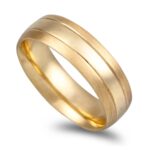 Aliança ouro franco - 6mm de largura