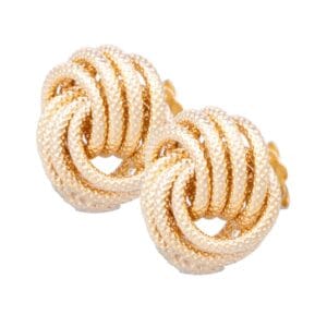 BRINCOS TORCIDOS EM OURO DE 19,2KL