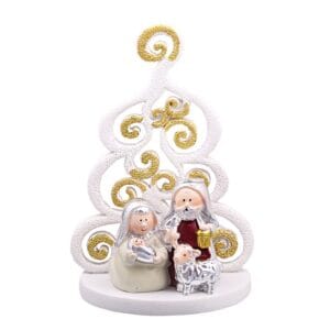 Presépio bilaminado com árvore