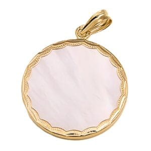 Medalha madre pérola - 30mm