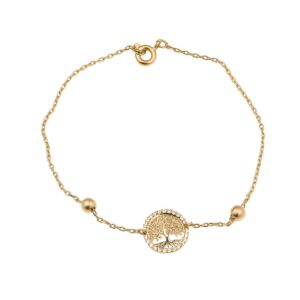 Pulseira em ouro 19,2kl - 18cm
