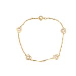 Pulseira em ouro de 19.2kl - 18cm