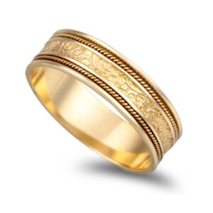 Aliança ouro amarelo com 6,5mm