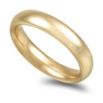 Aliança ouro amarelo – Amêndoa 5,0mm
