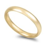 Aliança ouro amarelo – Amêndoa 3,5mm