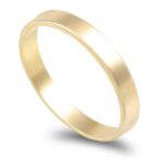 Aliança ouro amarelo – Anilha 3mm