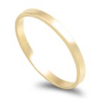 Aliança ouro amarelo – Anilha 2mm