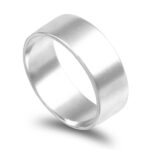 Aliança ouro branco – Anilha 7mm
