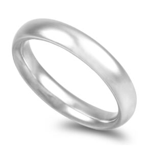 Aliança ouro branco – Amêndoa 4,5mm