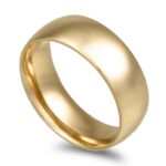 Aliança ouro amarelo – Amêndoa Leve 7mm