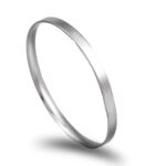 Aliança ouro branco - 2mm