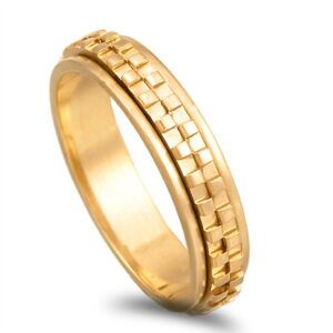 Aliança Ouro Amarelo 19,2KL Com 5mm De Largura