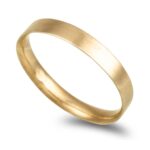 Aliança ouro amarelo – Anilha amendoada 3,0mm