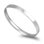 Aliança ouro branco – Anilha amendoada 2,0mm