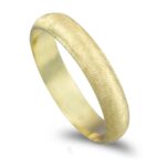 Aliança ouro verde - 4mm de largura