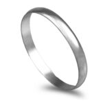 Aliança ouro branco - Meia Cana Vistosa Leve 2,2mm