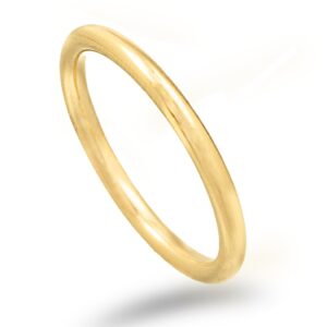 Aliança amendoa com 2mm de largura
