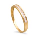 Anel memória em ouro