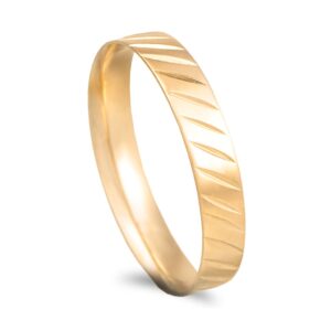 Aliança ouro franco - 4mm