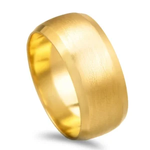 Aliança ouro amarelo - 8mm