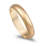 Aliança ouro rosa - 4mm