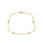 Pulseira em ouro 19,2kl - 18cm