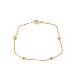 Pulseira em ouro 19,2kl - 18cm