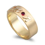 Aliança ouro amarelo - 6,5mm