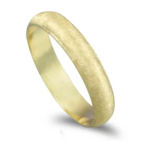 Aliança ouro verde - 4mm de largura