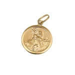 Medalha S. Cristovão em ouro - 16mm