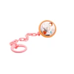 Corrente Cor-De-Rosa Para Chupeta