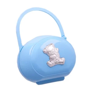 Caixa De Chupeta Urso Azul