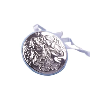 Medalha 2 Anjos Azul