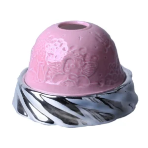 Luz De Presença Em Bilaminado Rosa