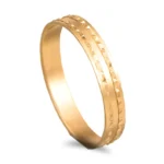 Aliança ouro amarelo - 4mm