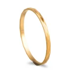 Aliança ouro amarelo com lapidação - 1,5mm