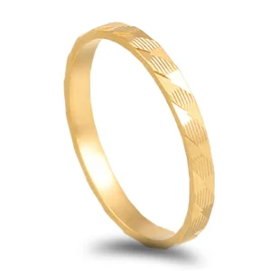 Aliança ouro amarelo - 2mm