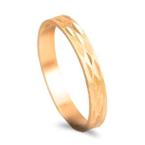 Aliança ouro amarelo 19,2kl - 3mm