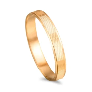 Aliança ouro amarelo - 3mm