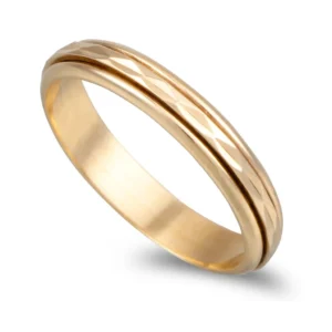 Aliança Ouro Amarelo 19,2KL Com 3,5mm De Largura