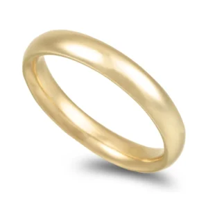 Aliança ouro amarelo – Amêndoa 4,0mm