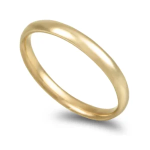 Aliança ouro amarelo – Amêndoa 3,0mm