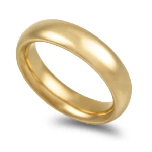 Aliança ouro amarelo – Amêndoa 6,0mm