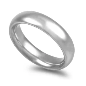 Aliança ouro branco – Amêndoa 6,0mm