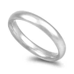 Aliança ouro branco – Amêndoa 4,0mm