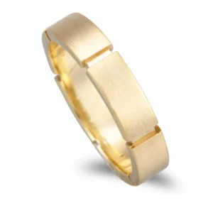 Aliança Ouro Franco 19,2KL Com 5mm